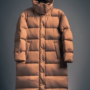 𝗹𝘂𝗹𝘂𝗹𝗲𝗺𝗼𝗻 wunder Puff Women's Long Brown Hooded Down Jacket